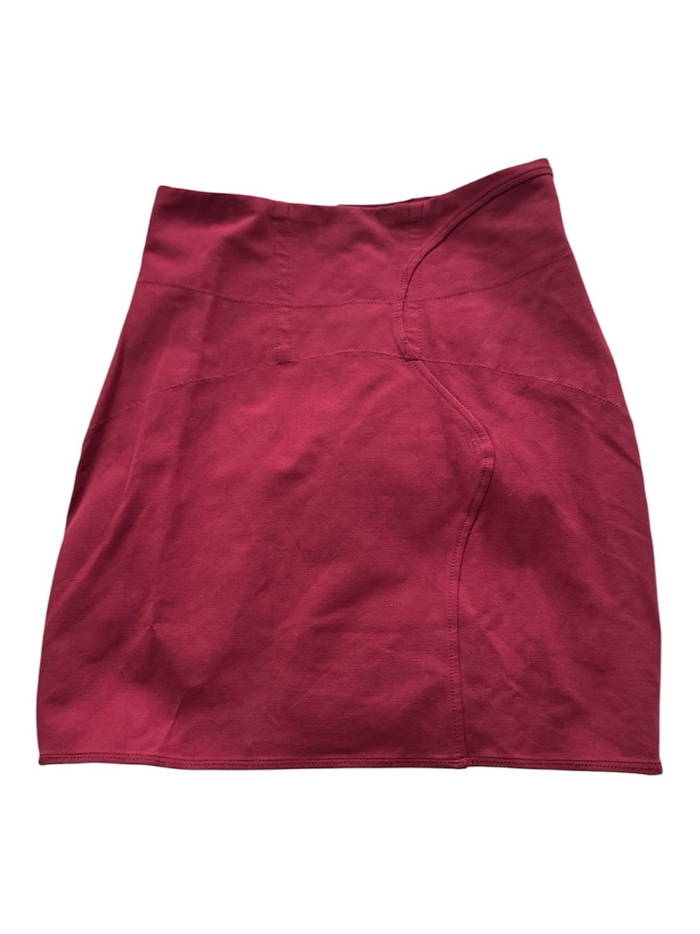 Acne - Berry Red Stretch mini Skirt- Sz